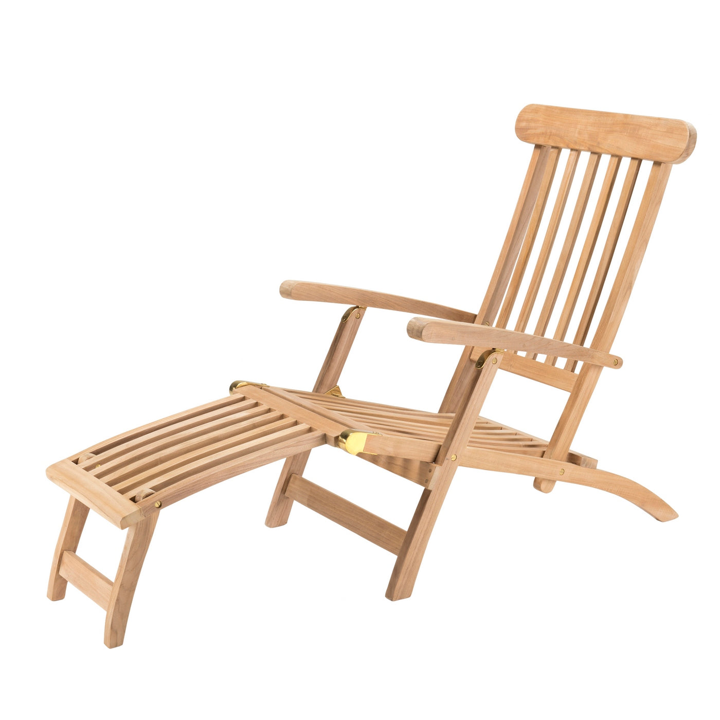 Fun - Chaise Longue De Jardin - Marron