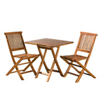 Maeva - Salon De Jardin 2 Pers - Marron