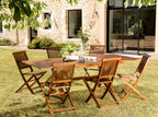 Maeva - Salon De Jardin 8/10 Pers - Marron