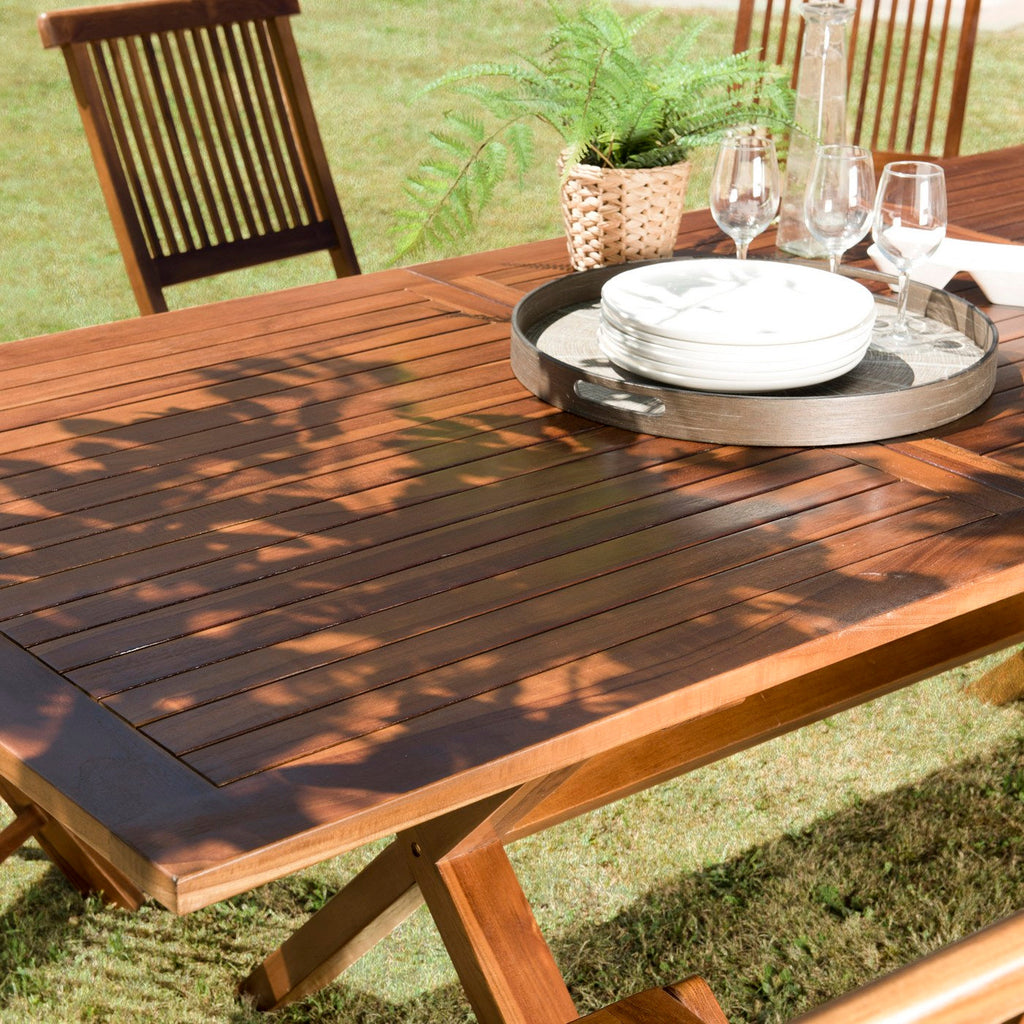 Maeva - Salon De Jardin 8/10 Pers - Marron