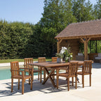 Maeva - Salon De Jardin 8/10 Pers - Marron