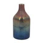 Sunset - Vase Aux Nuances Bleuté Et Rosé - Verre