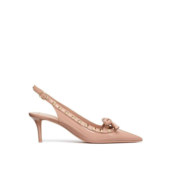 Escarpins Valentino Garavani Leather Slingback - Nude - Femme