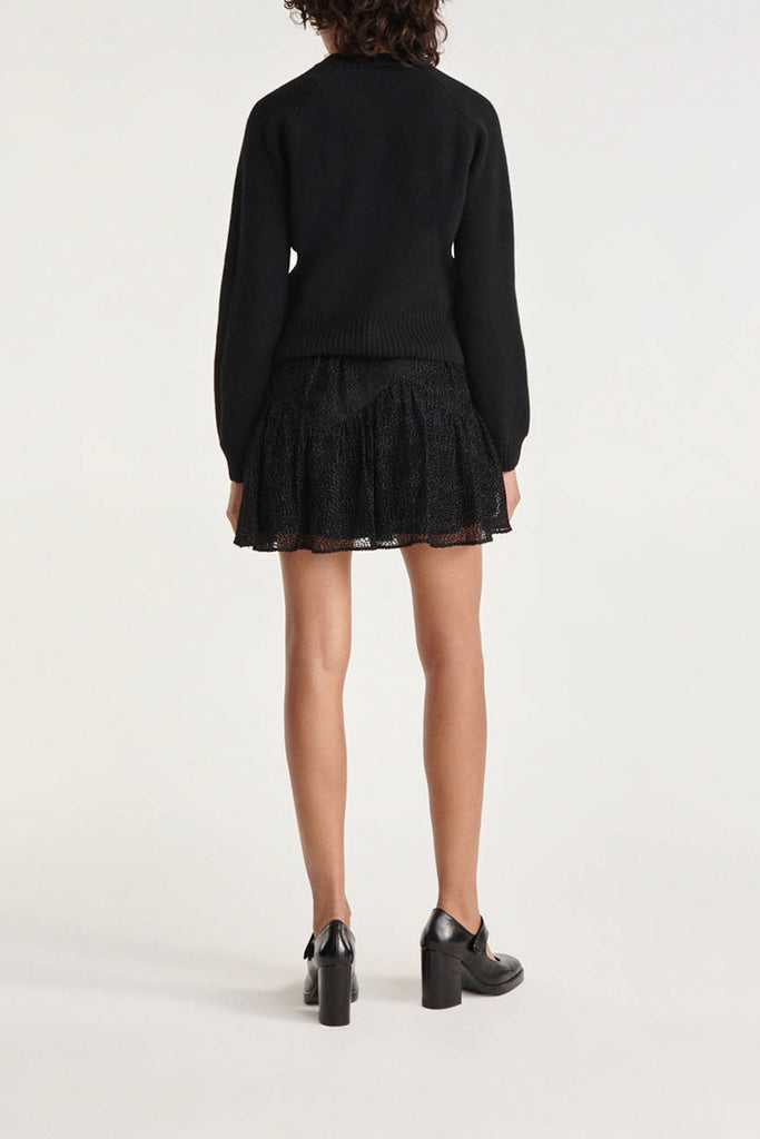 The Kooples - Pull Col Rond A Ouvertures Sur Les Epaules Et Boutons - Femme