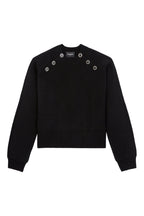 The Kooples - Pull Col Rond A Ouvertures Sur Les Epaules Et Boutons - Femme