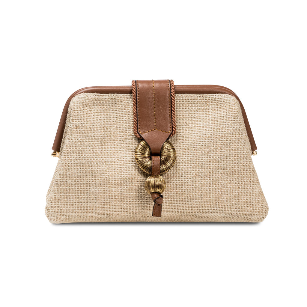 Natural Boho Chic Pouch Bag