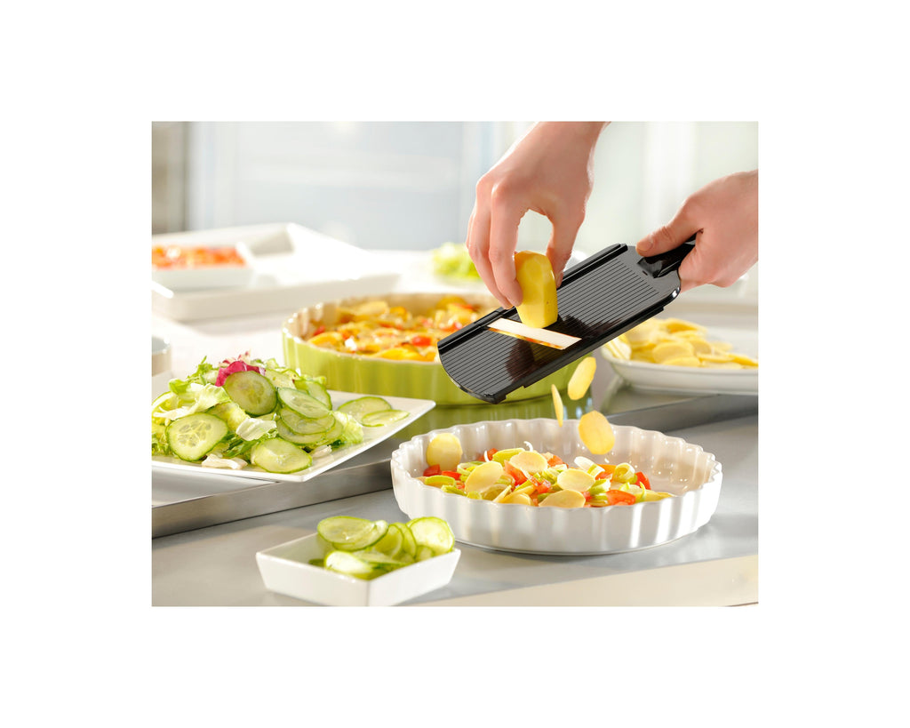 Talio - Mandoline À Lame Verticale - Lame Céramique - Noir/Blanc