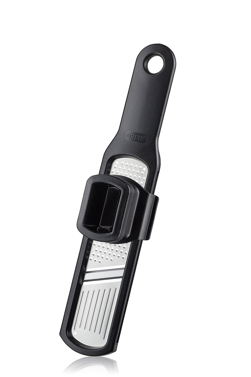 Rafino - Coupe-/Râpe Ail - Noir/Argent