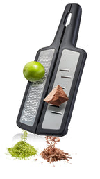 Rafino - Râpe Pliante - Lame Acier Inoxydable - Noir/Argent