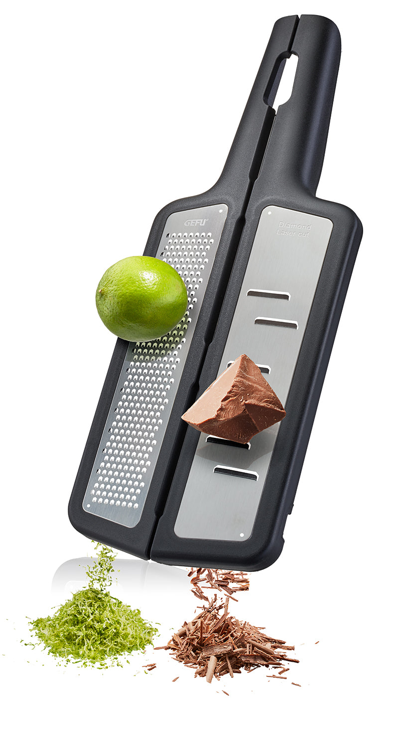 Rafino - Râpe Pliante - Lame Acier Inoxydable - Noir/Argent