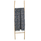 Leopard - Fouta Jacquard - Taupe/Bleu