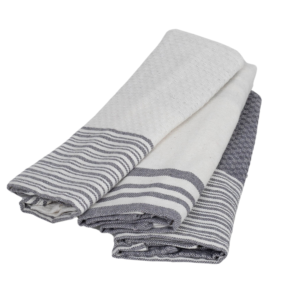 Mahdia - Torchon (X3) - Gris Moyen