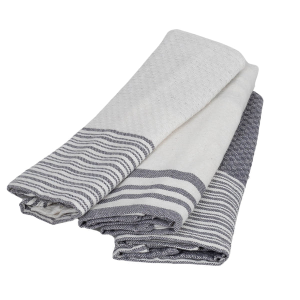 Mahdia - Torchon (X3) - Gris Moyen