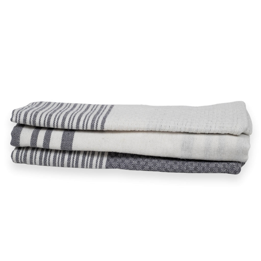 Mahdia - Torchon (X3) - Gris Moyen