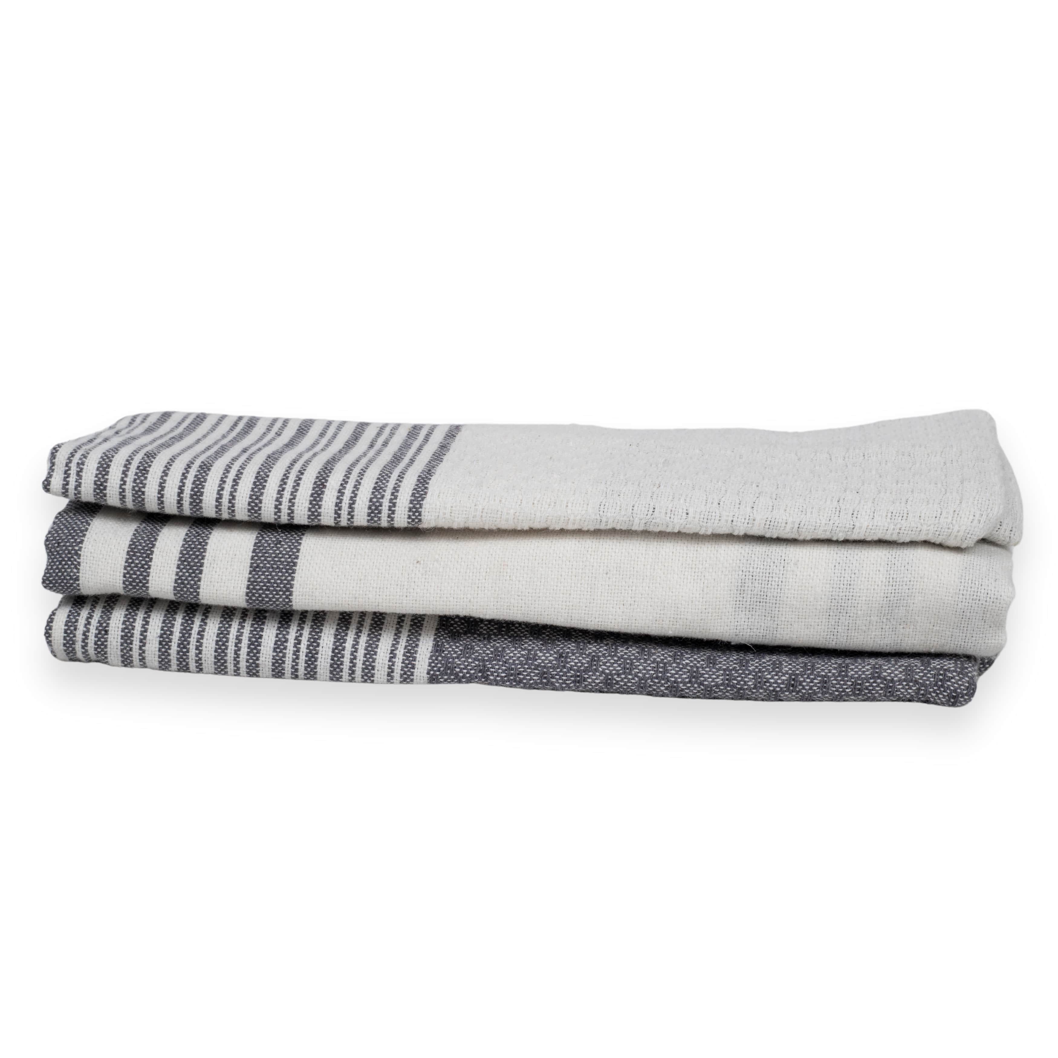 Mahdia - Torchon (X3) - Gris Moyen