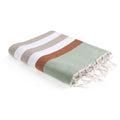Arcachon - Fouta Tricolore - Beige/Terracotta