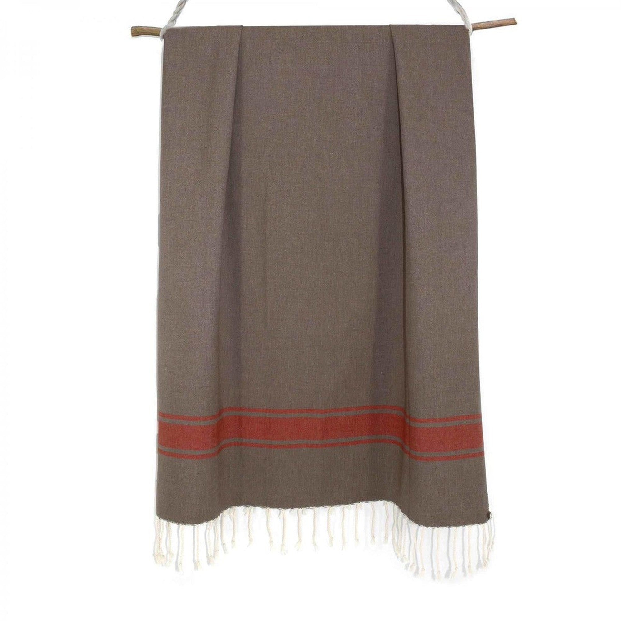 St Tropez - Fouta Bicolore - Moka/Écrevisse