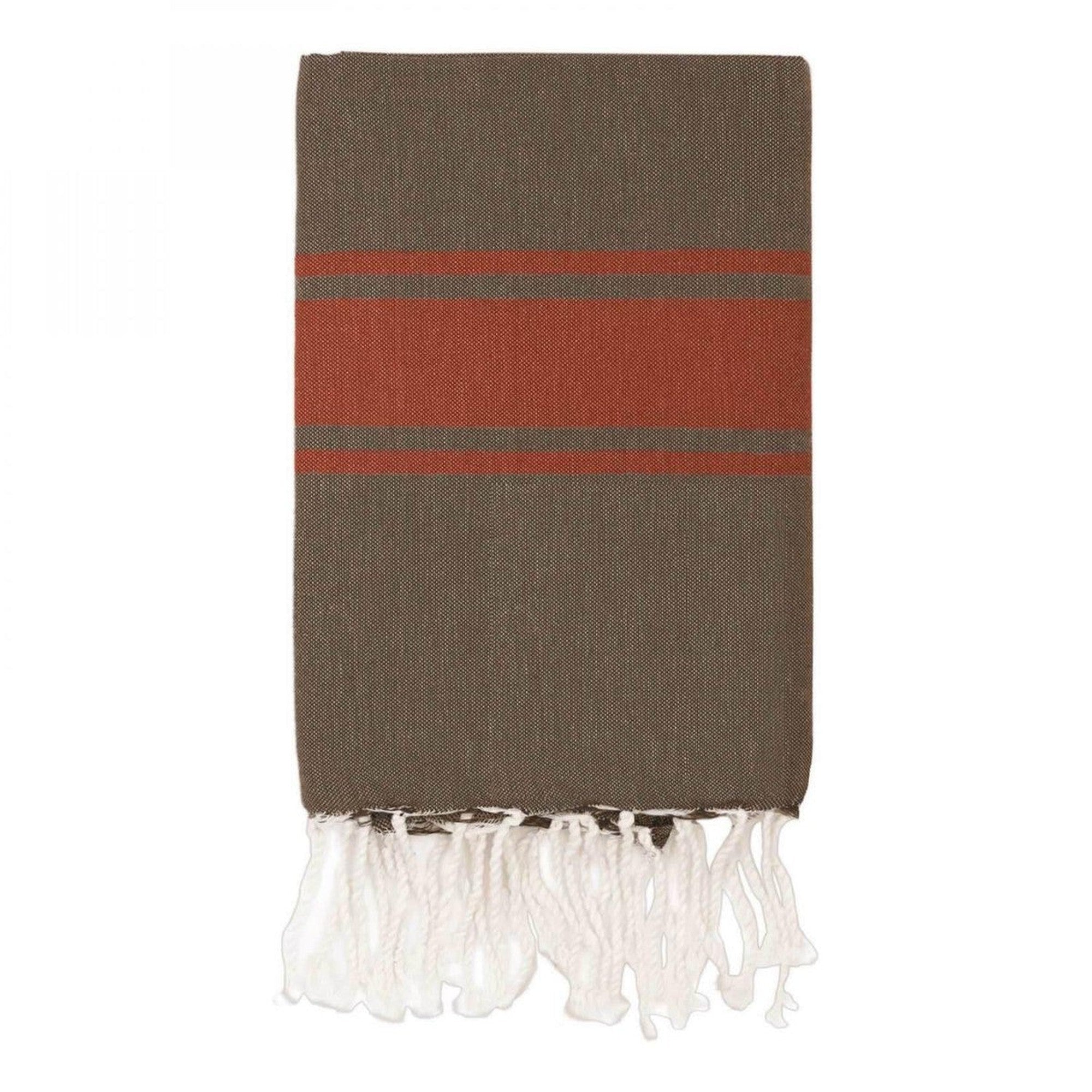 St Tropez - Fouta Bicolore - Moka/Écrevisse