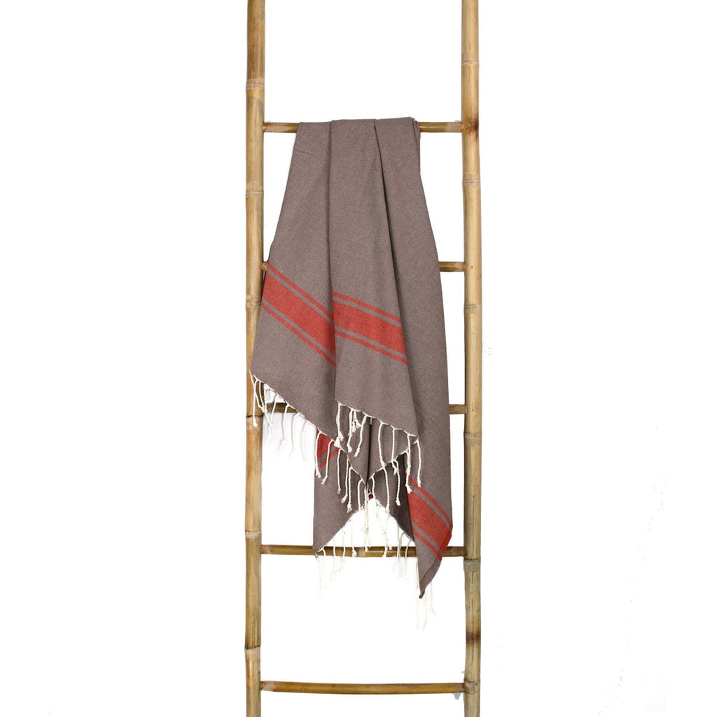 St Tropez - Fouta Bicolore - Moka/Écrevisse