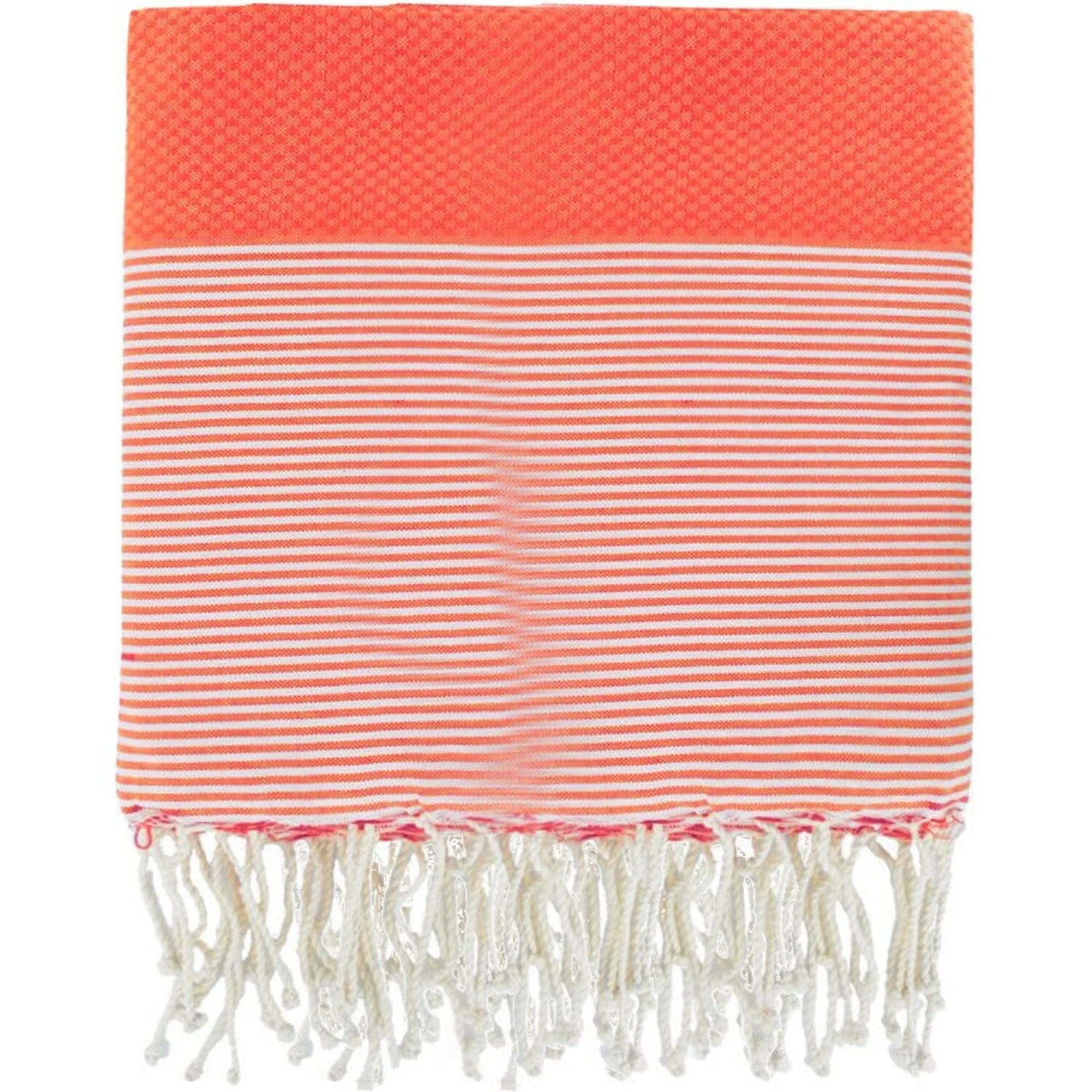 Ibiza - Fouta Xxl - Rouge Corail