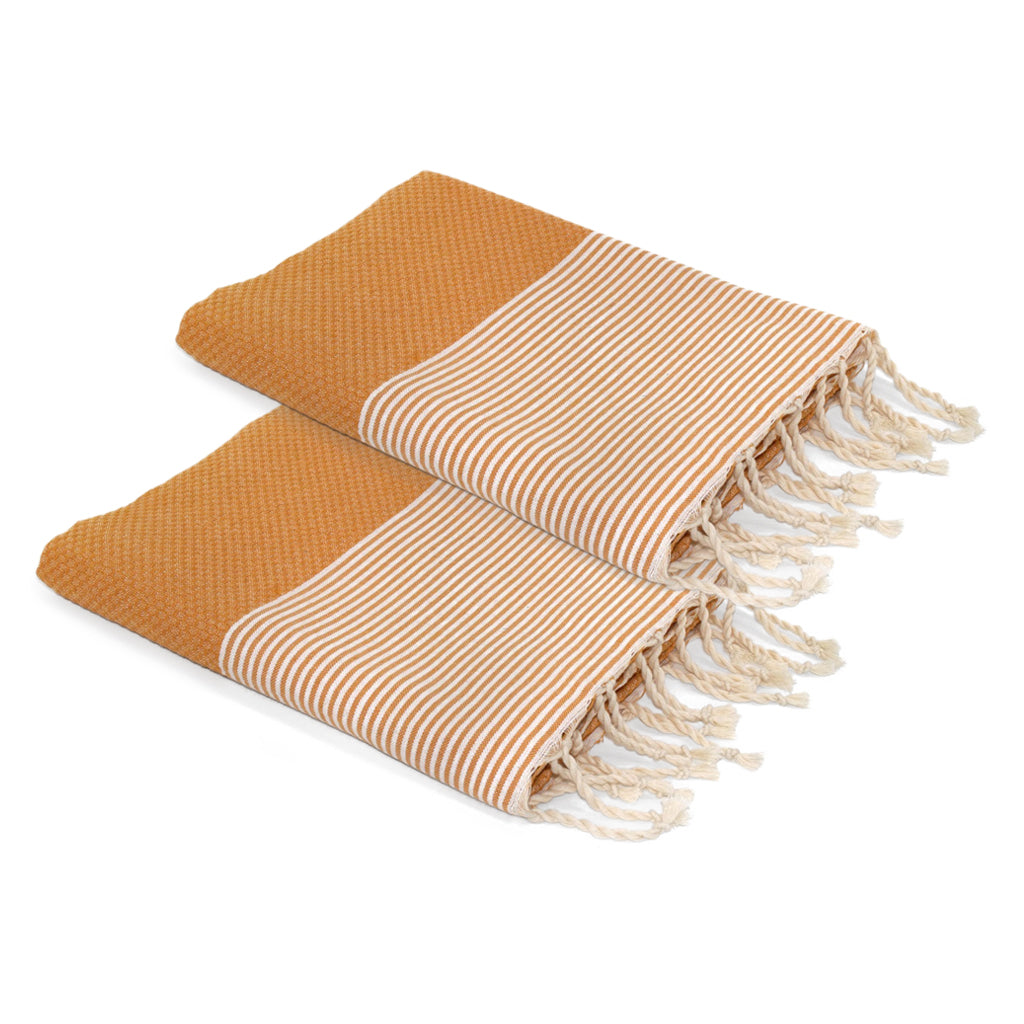 Ericeira - Lot De 2 Foutas - Jaune Safran