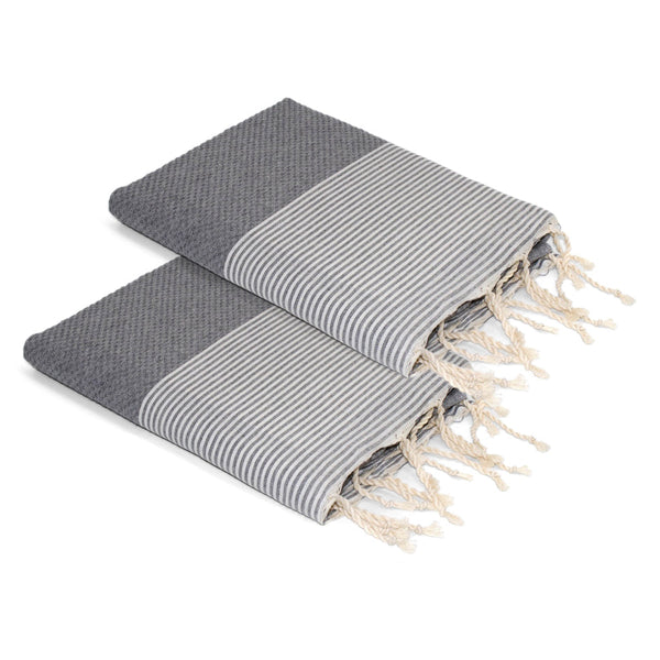 Ericeira - Lot De 2 Foutas - Gris Moyen