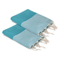Ericeira - Lot De 2 Foutas - Vert Turquoise
