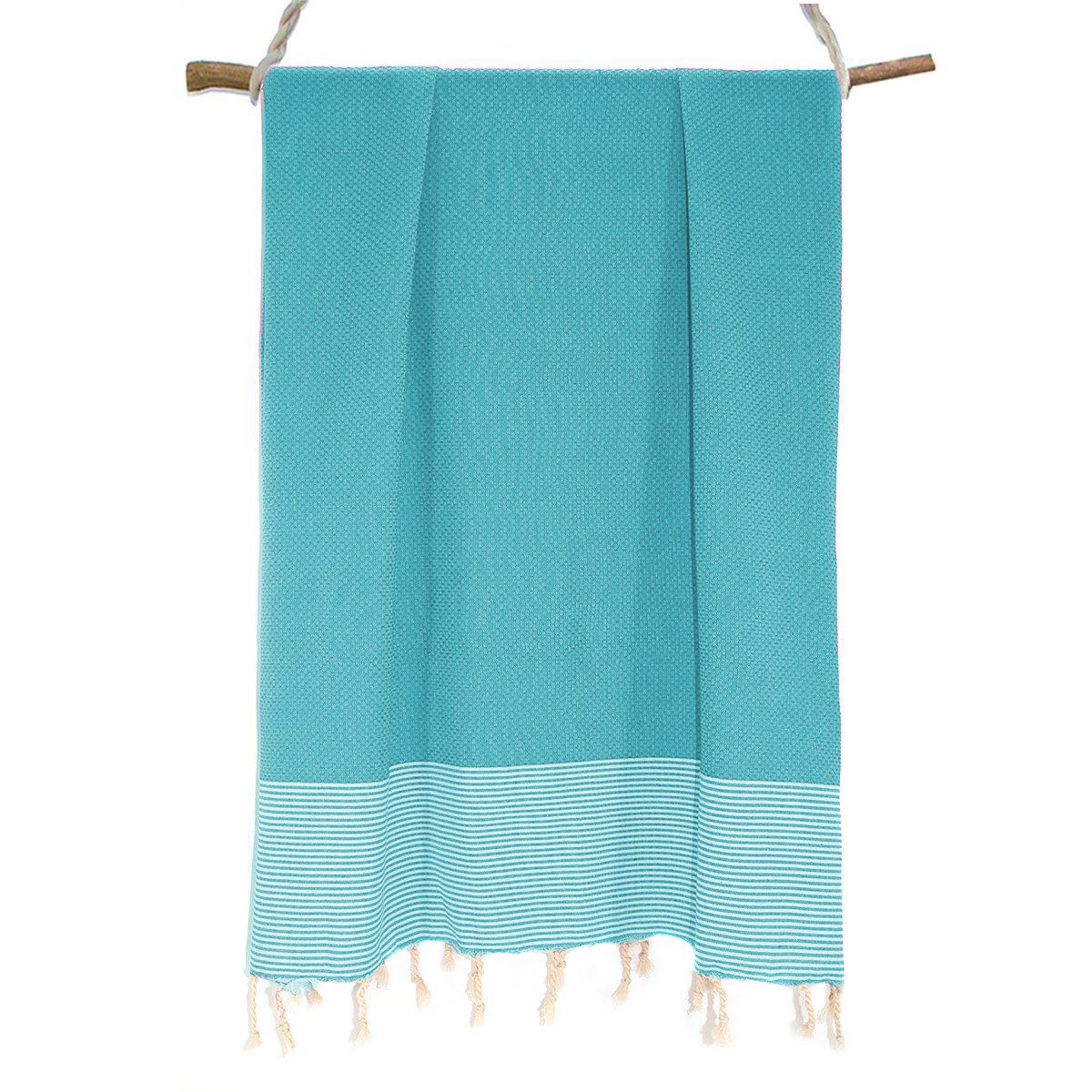 Ericeira - Lot De 2 Foutas - Vert Turquoise