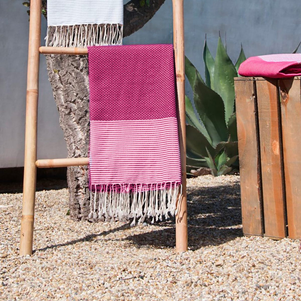 Ericeira - Lot De 2 Foutas - Rose Fuchsia