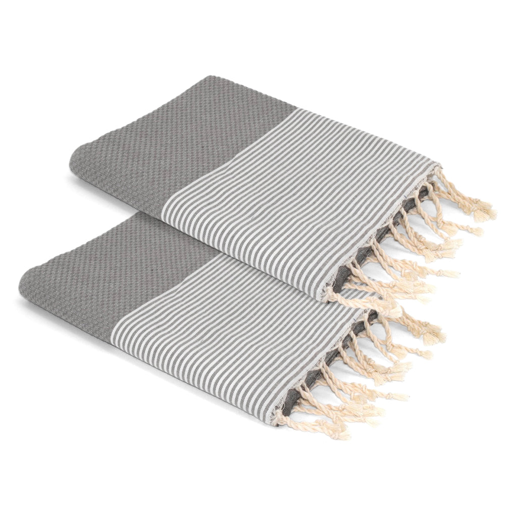 Ericeira - Lot De 2 Foutas - Gris Perle
