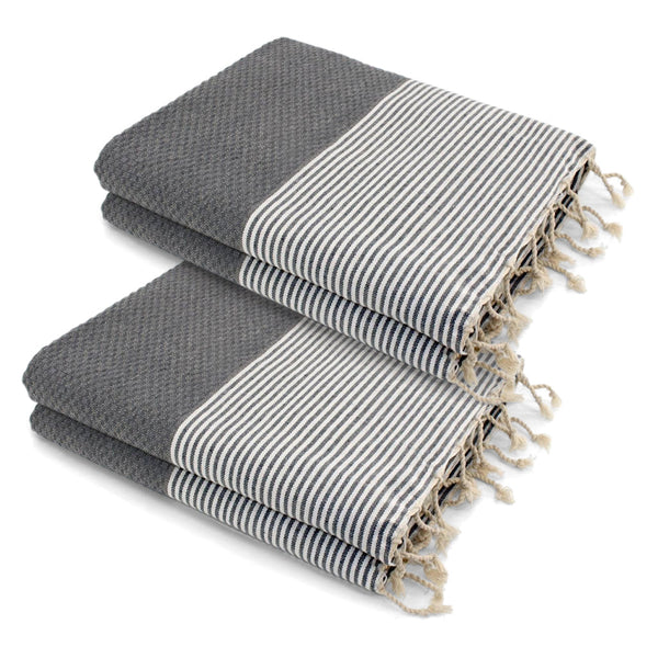 Ericeira - Lot De 2 Foutas Xxl - Gris Moyen