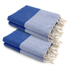 Ericeira - Lot De 2 Foutas Xxl - Bleu Grec
