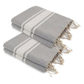 Malibu - Lot De 2 Foutas Xxl - Gris Perle