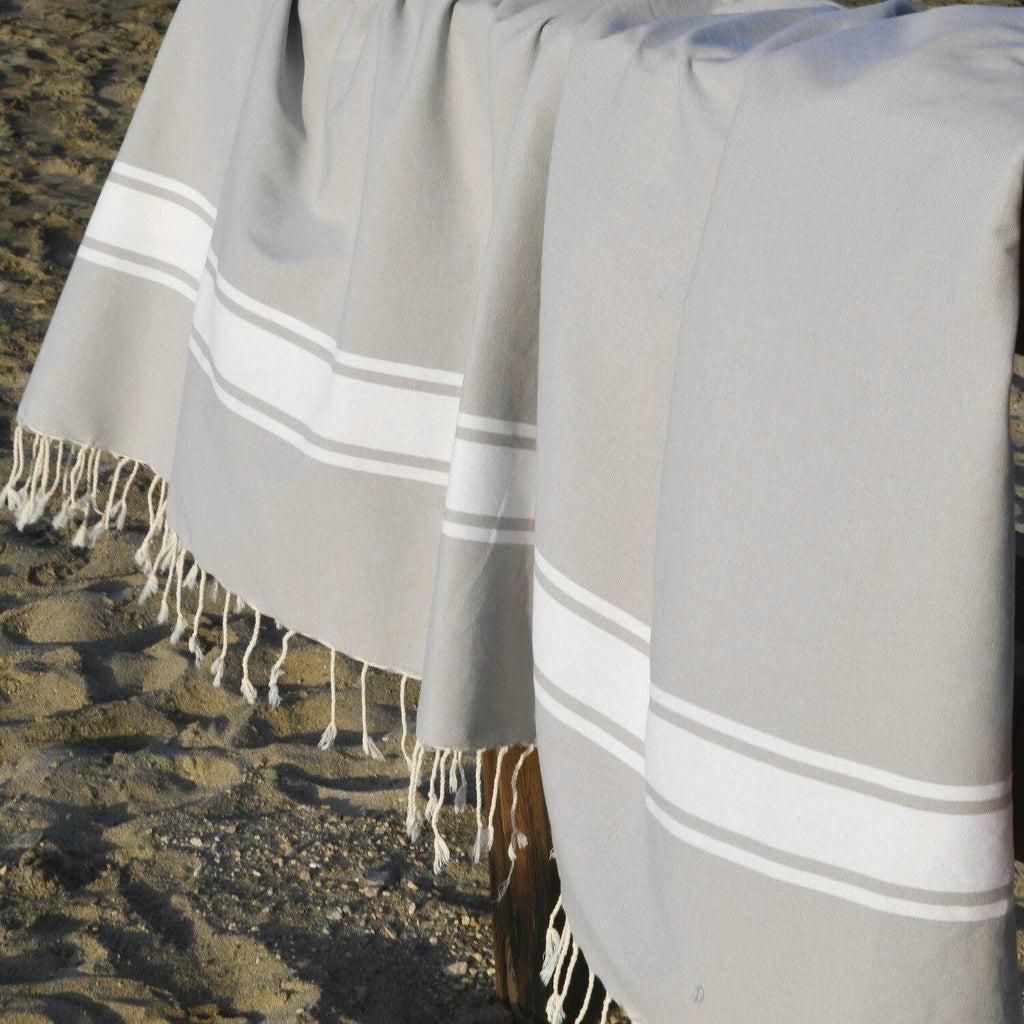 Malibu - Lot De 2 Foutas Xxl - Gris Perle