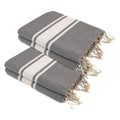 Malibu - Lot De 2 Foutas Xxl - Gris Moyen