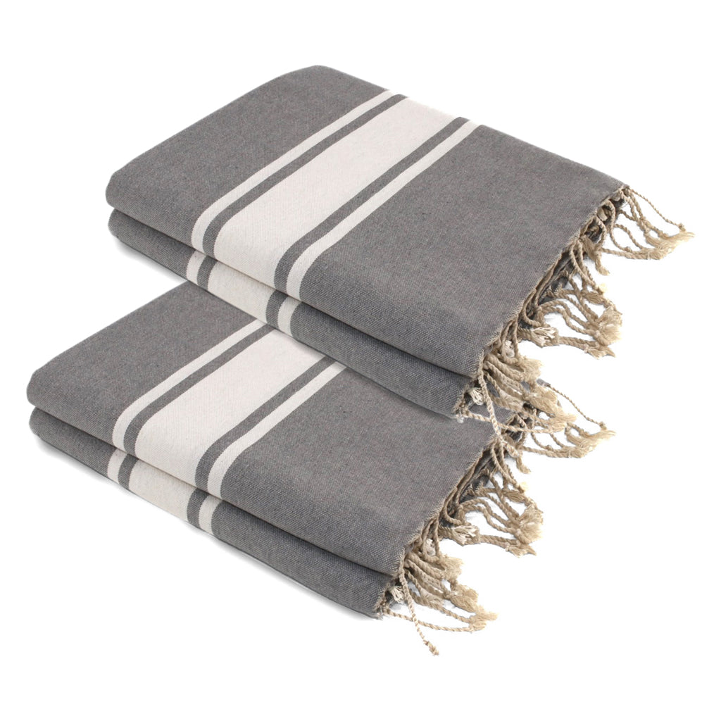 Malibu - Lot De 2 Foutas Xxl - Gris Moyen