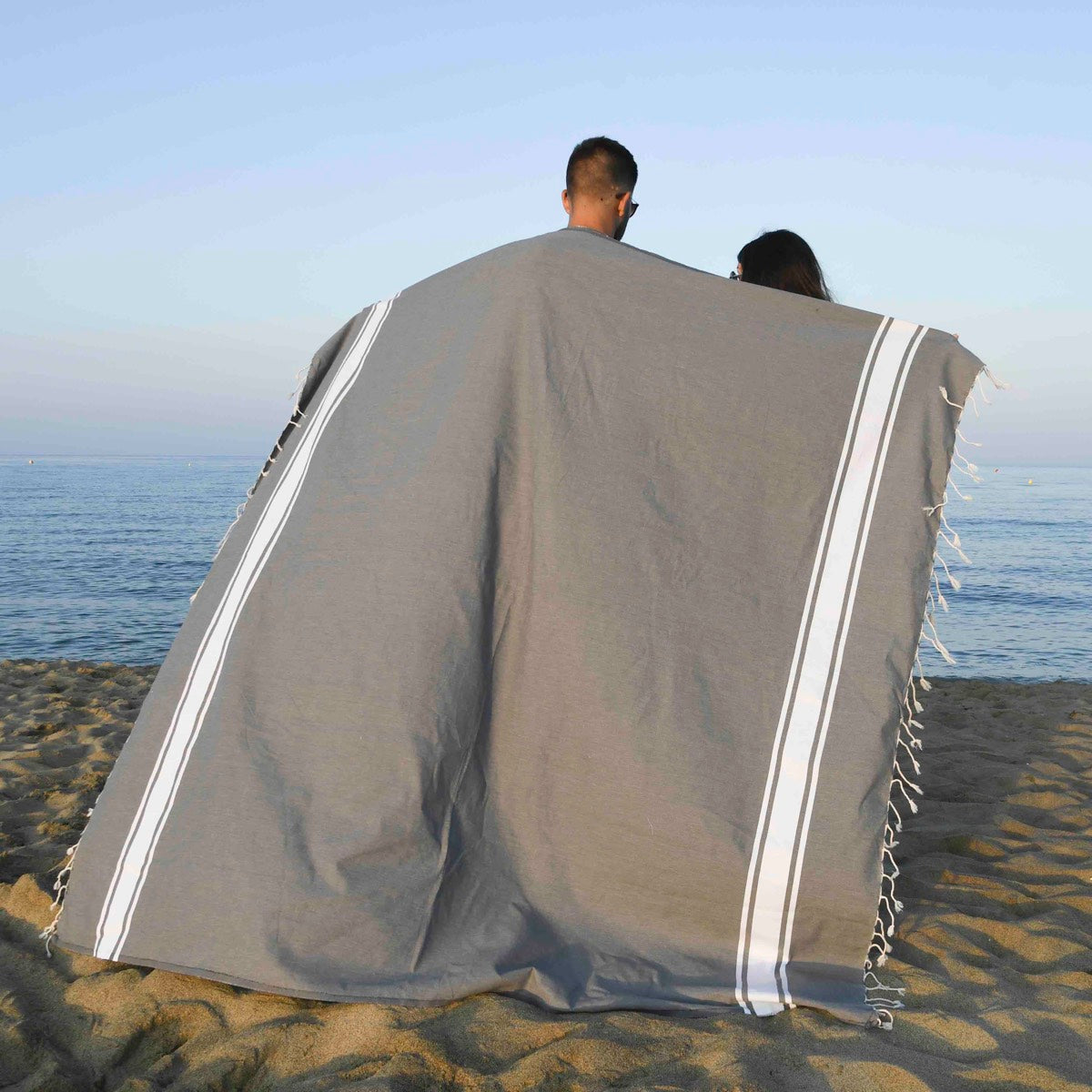 Malibu - Lot De 2 Foutas Xxl - Gris Moyen
