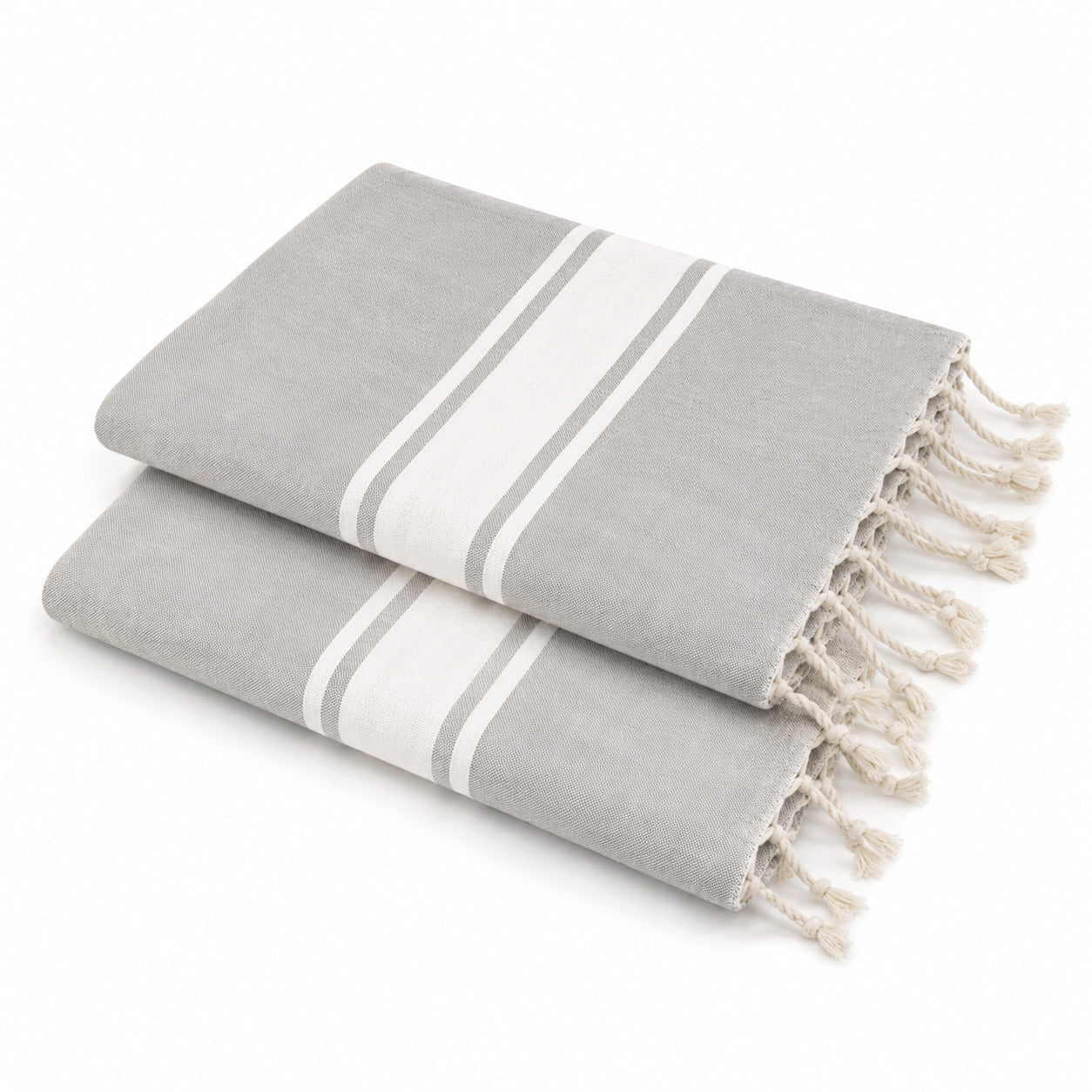 Malibu - Lot De 2 Foutas - Gris Perle