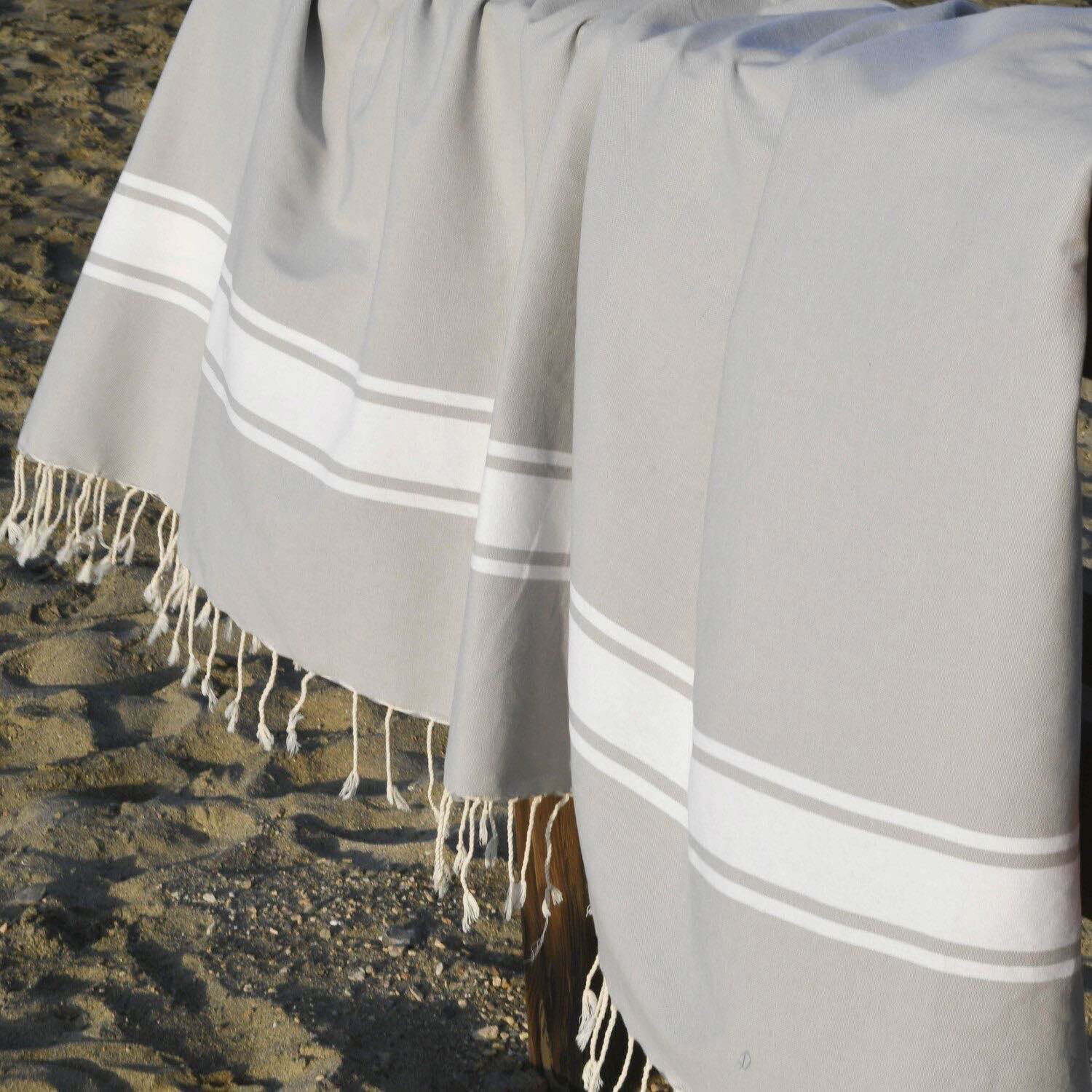 Malibu - Lot De 2 Foutas - Gris Perle