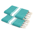 Malibu - Lot De 2 Foutas - Vert Turquoise
