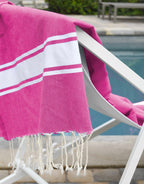 Malibu - Lot De 2 Foutas - Rose Fuchsia