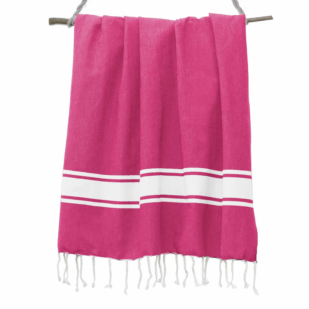 Malibu - Lot De 2 Foutas - Rose Fuchsia
