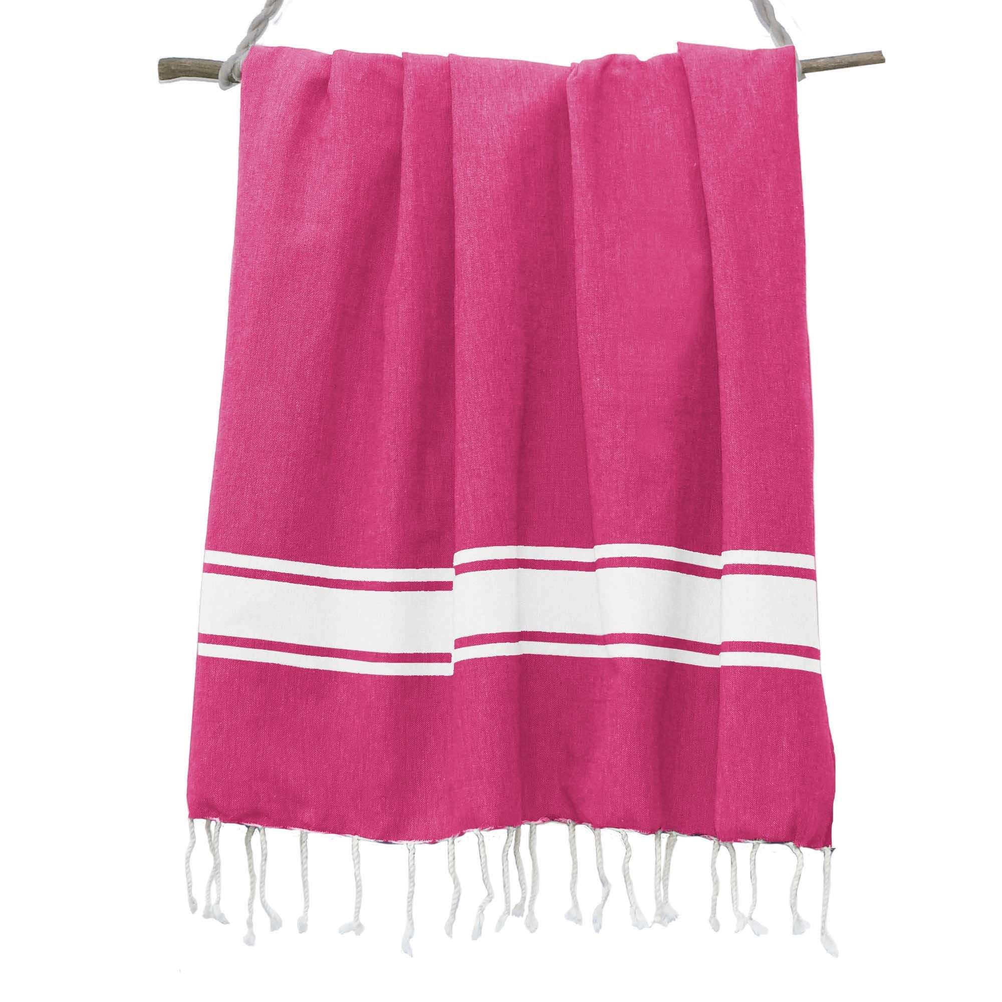 Malibu - Lot De 2 Foutas - Rose Fuchsia