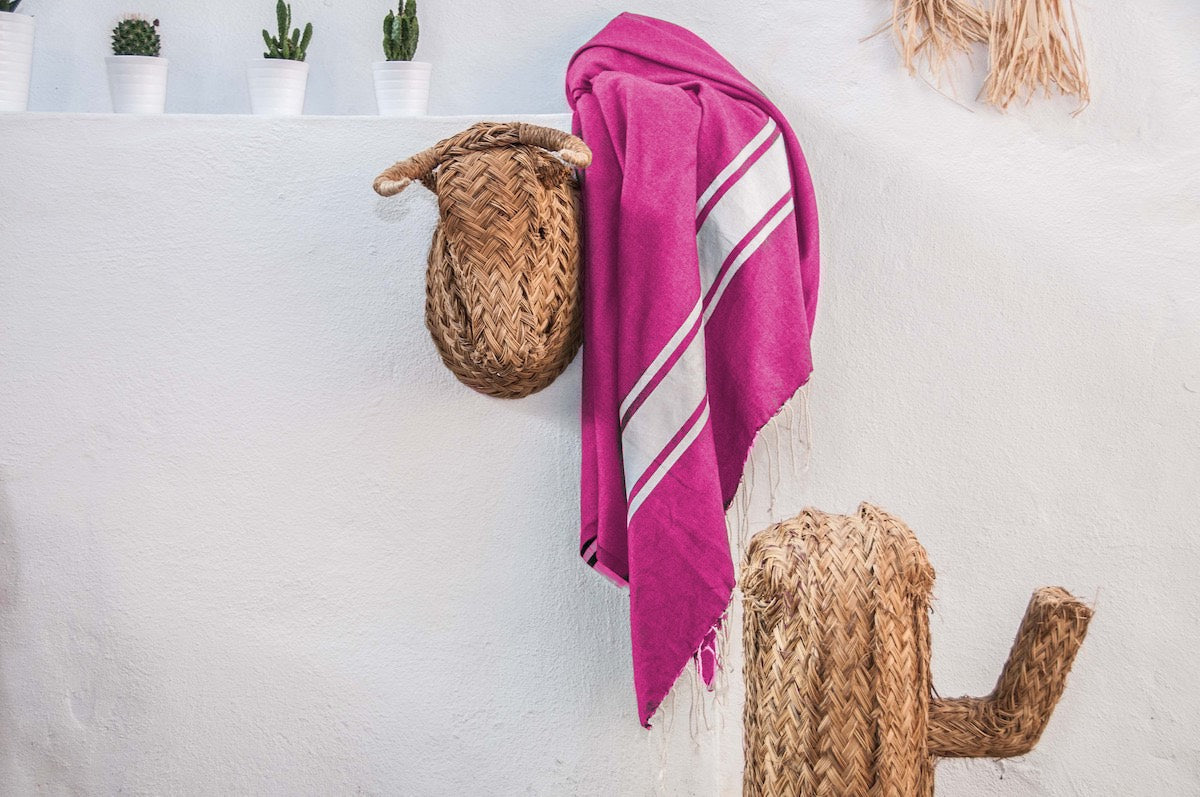 Malibu - Lot De 2 Foutas - Rose Fuchsia