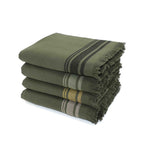 Faro - Fouta Éponge - Vert Kaki/Grège
