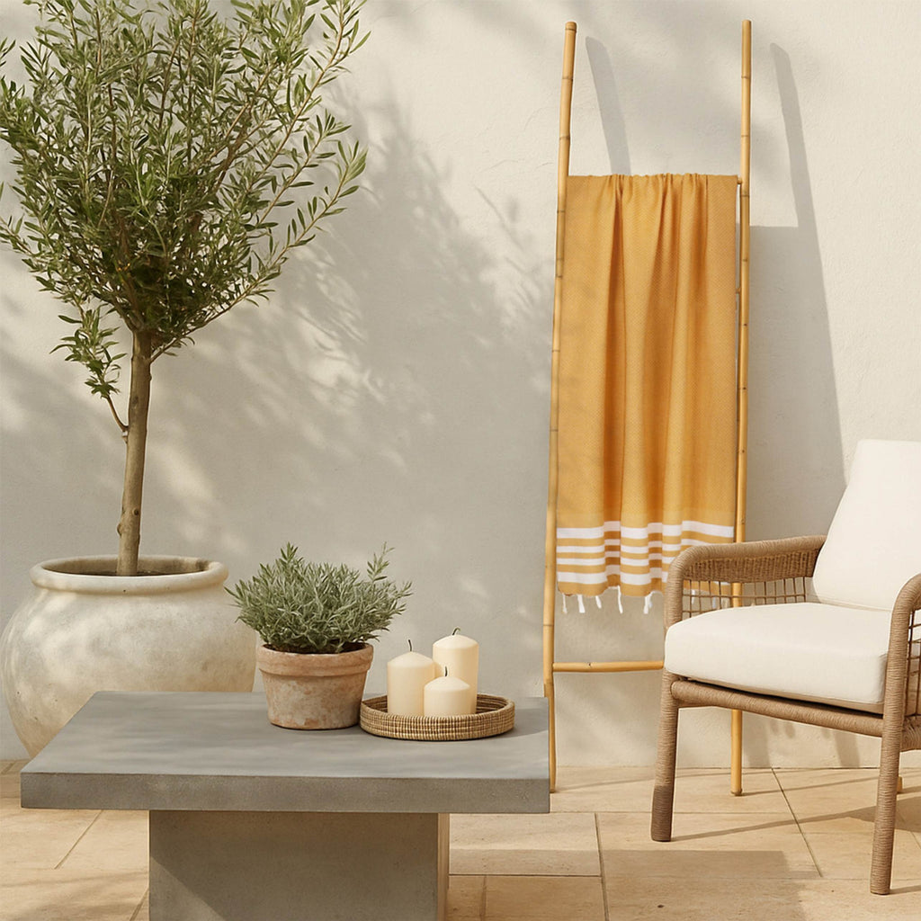 Newport - Fouta - Jaune Moutarde