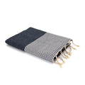 Ibiza - Fouta Nid D'Abeille - Bleu Jean