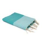 Ibiza - Fouta Nid D'Abeille - Vert Turquoise