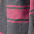 St Tropez - Fouta Bicolore - Bleu Jean/Rose Fuchsia