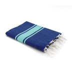 St Tropez - Fouta Bicolore - Bleu Grec/Vert Turquoise